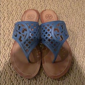 Tory Burch blue sandals
